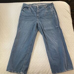 Old Navy Curvy Wide Leg Jeans